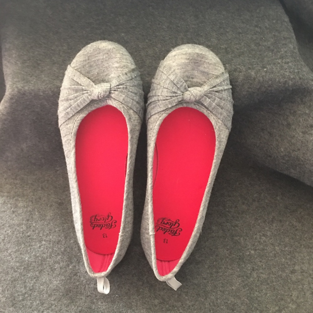 Girls Grey Slip-ons 3/$10